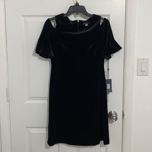Black Velvet Dress by Tommy Hilfiger.